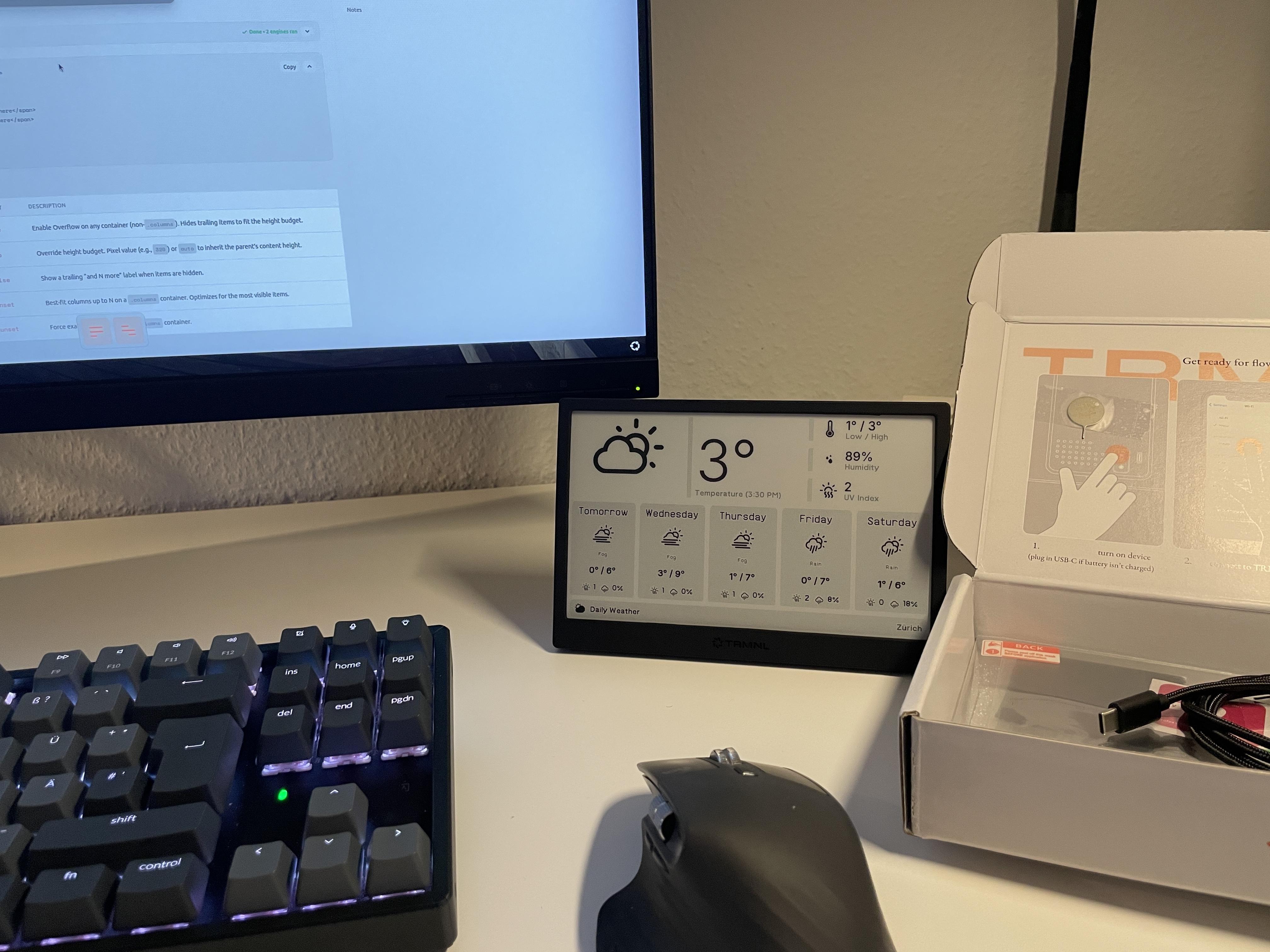 First run with exiting Weather plugin